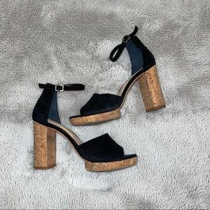 Black Vince Camuto Block Heels